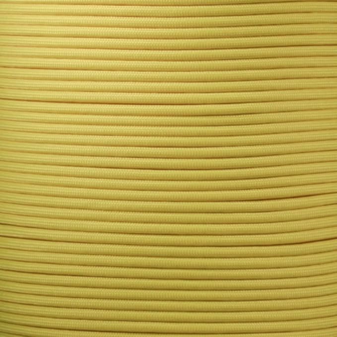 Paracord Planet Yellow 550 Paracord – 7 Strand Type III Paracord for Camping, Crafting, Utility and More! – Canary Yellow (1000 ft)