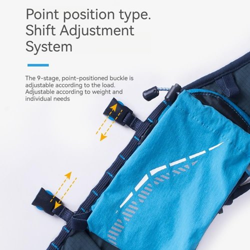 BlueField Large Hydration Pack Backpack 18L Running Multifunctional Hiking Backpacks Climbing Hydration Daypack Lightweight for Women and Men (Black,ML)