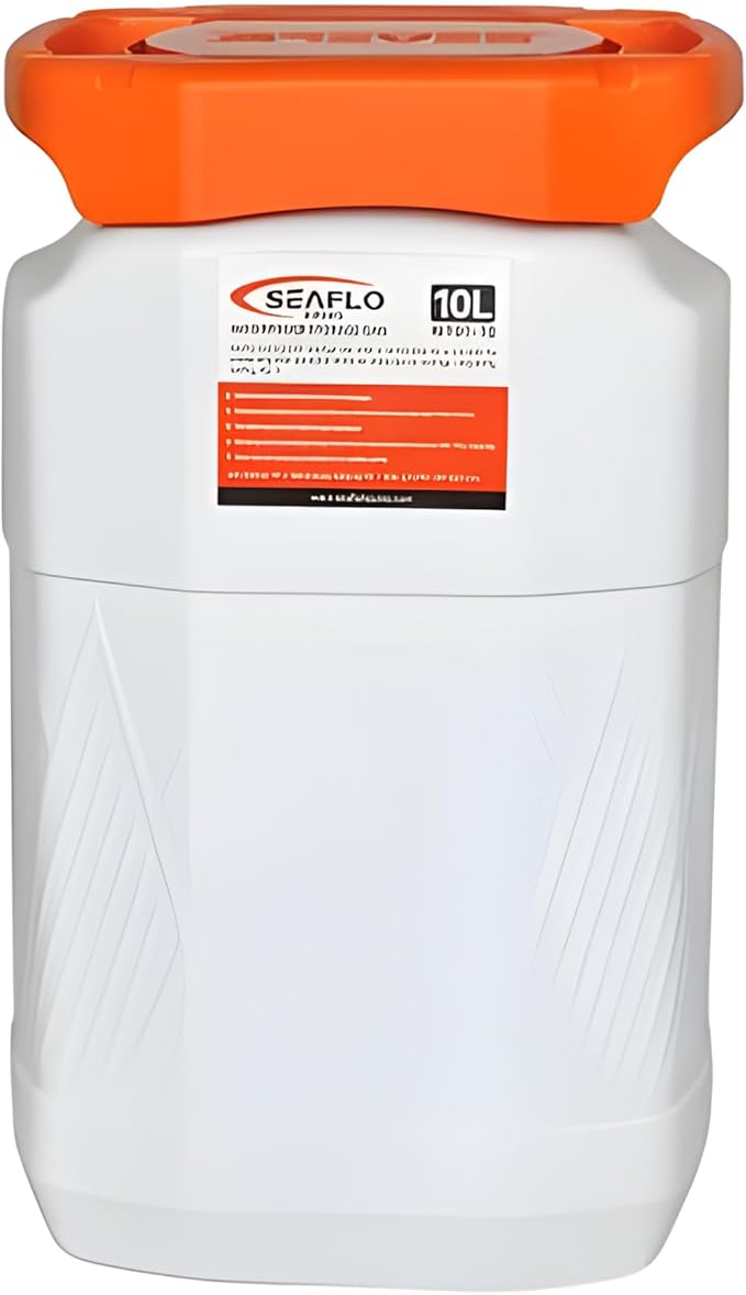 SEAFLO Waterproof Storage Bins with Lid for Marine, RV, Storage, Kayak, Camping 2.64 Gal / 10 L