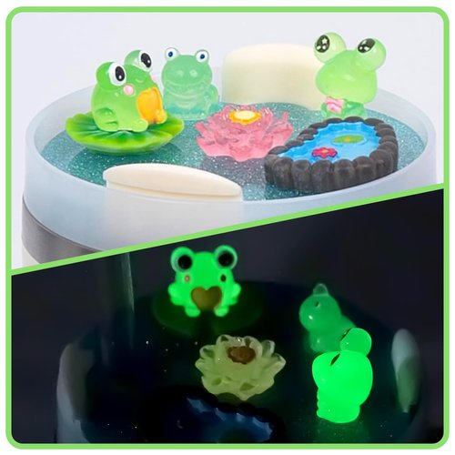 Stanley Name Plate 40 30 oz - Stanley Cup Accessories Name Plate with Silicone Straw Cover Cap for Tumblers for Girls, Daughters, Nieces and Granddaughters (Glow in The Dark, Frog) Style-9