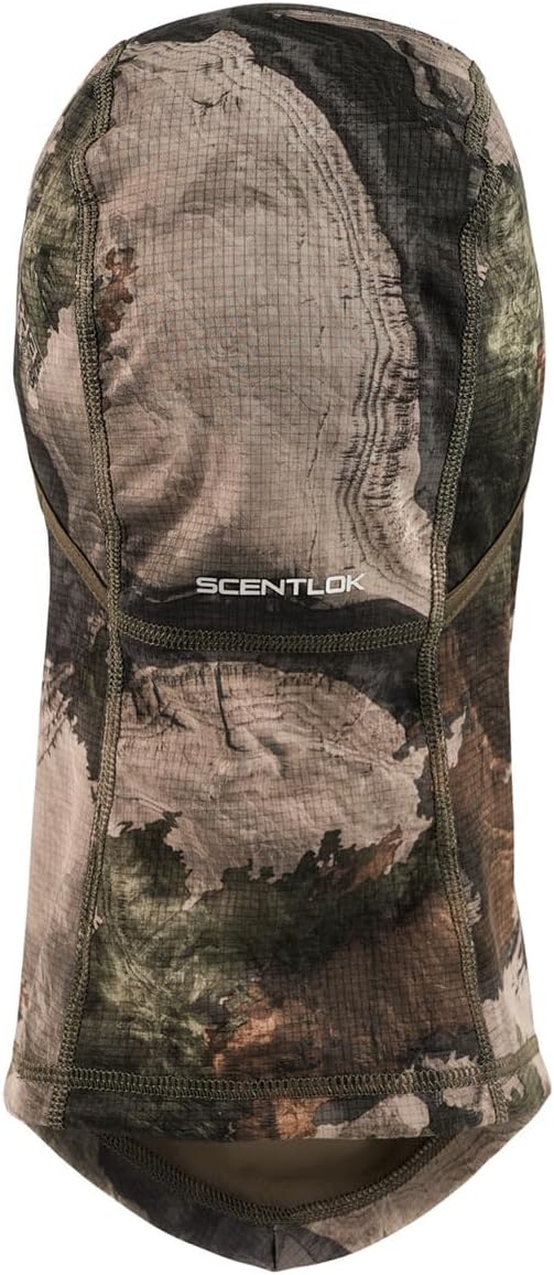 ScentLok Lightweight Headcover, Camo Balaclava Face Mask for Hunting, Camping, and Outdoor Use, One Size