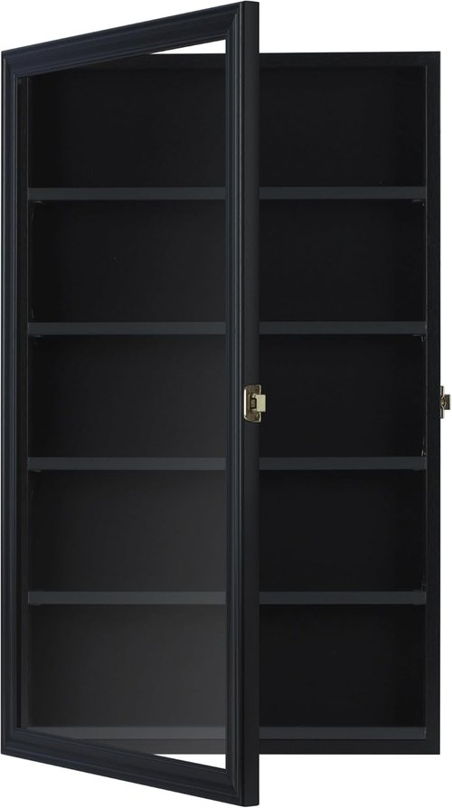 20 Hockey Puck Display Case Cabinet Holder Wall Rack Shadow Box 98% UV Protection, CC01