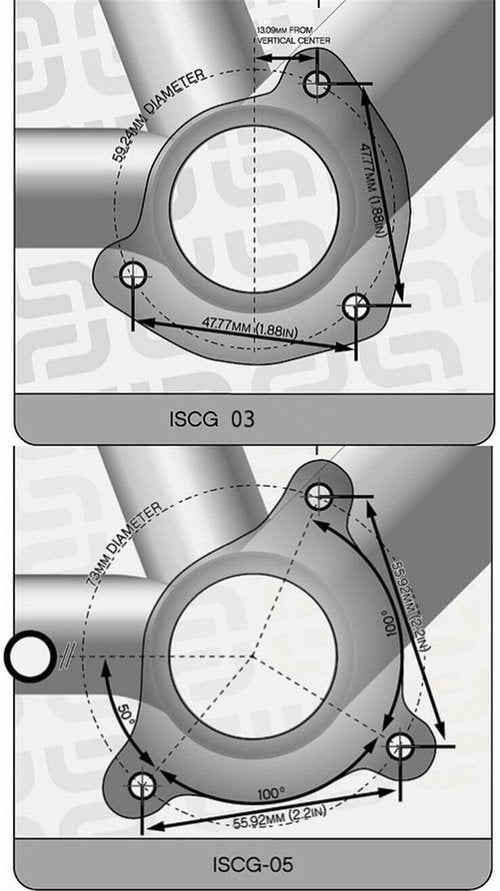 BB Adapter Bottom Bracket Plate Chain Guide Conversion Fit MRP with Bolts