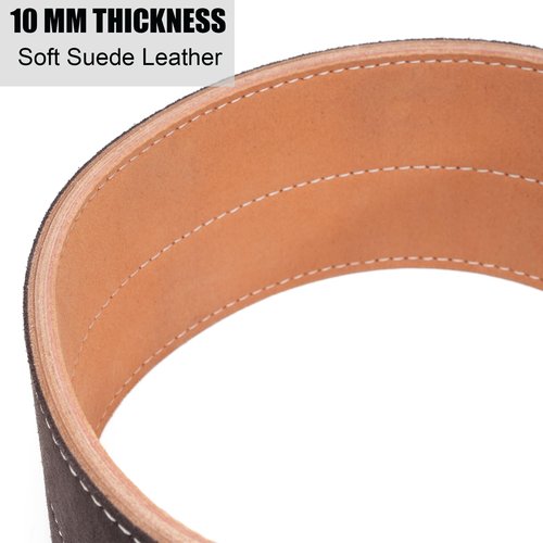10MM Weight Power Lifting Leather Lever Pro Belt Gym Training Black-Weightlifting Belt for Men and Women – Power Lifting Workout & Squats Exercise