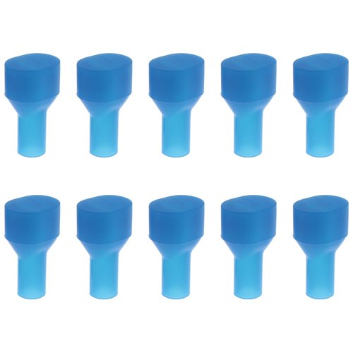 HAJXZH 10 PCS Blue Silicone Water Bag Valve Replacement Parts for Hydration Packs, Fits Most Brands, Ideal for Running, Cycling, Hiking, Mountaineering