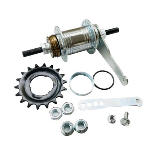 rockible Bicycle Hub Conversion Set Coaster Brake Rear Hub 36 Holes Tool Replacement Bike Trike Hub Conversion Set Repair for Cycling