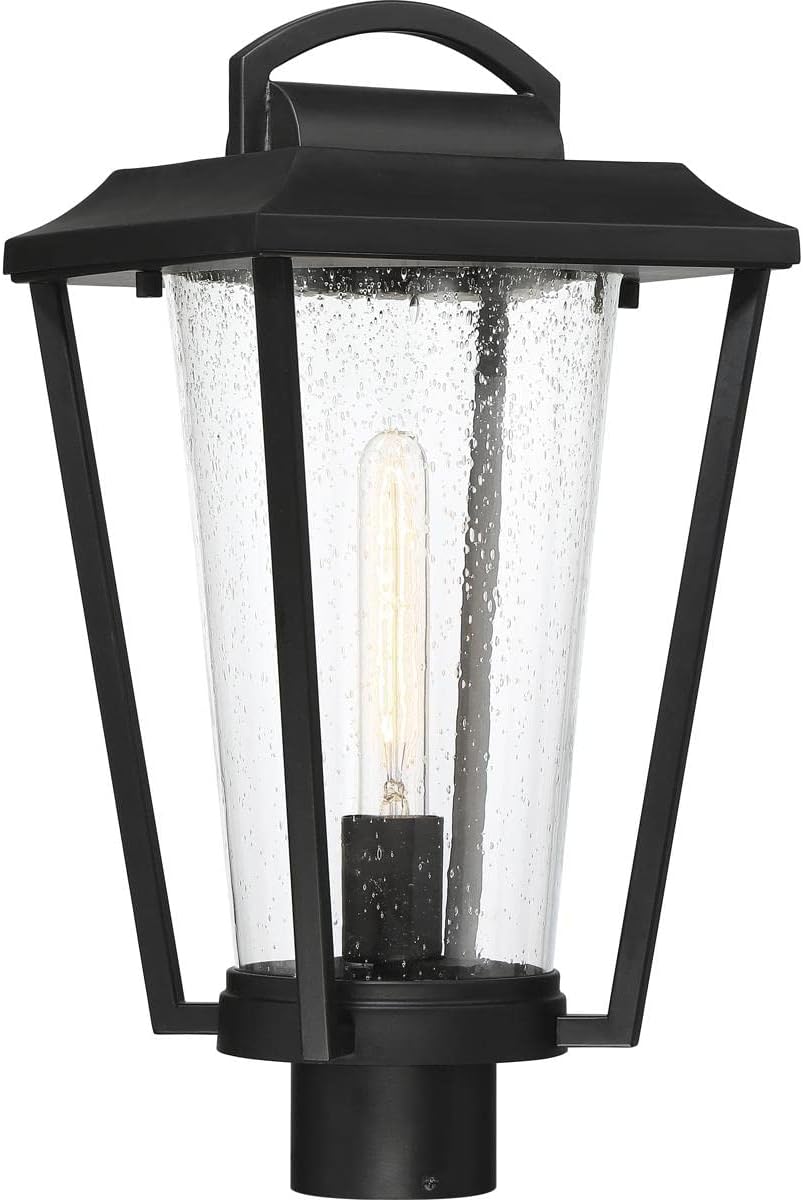 Nuvo 60/6514 Lakeview Lighting Fixture, 1Lt Hanging, Aged Bronze Finish with Clear Seed Glass