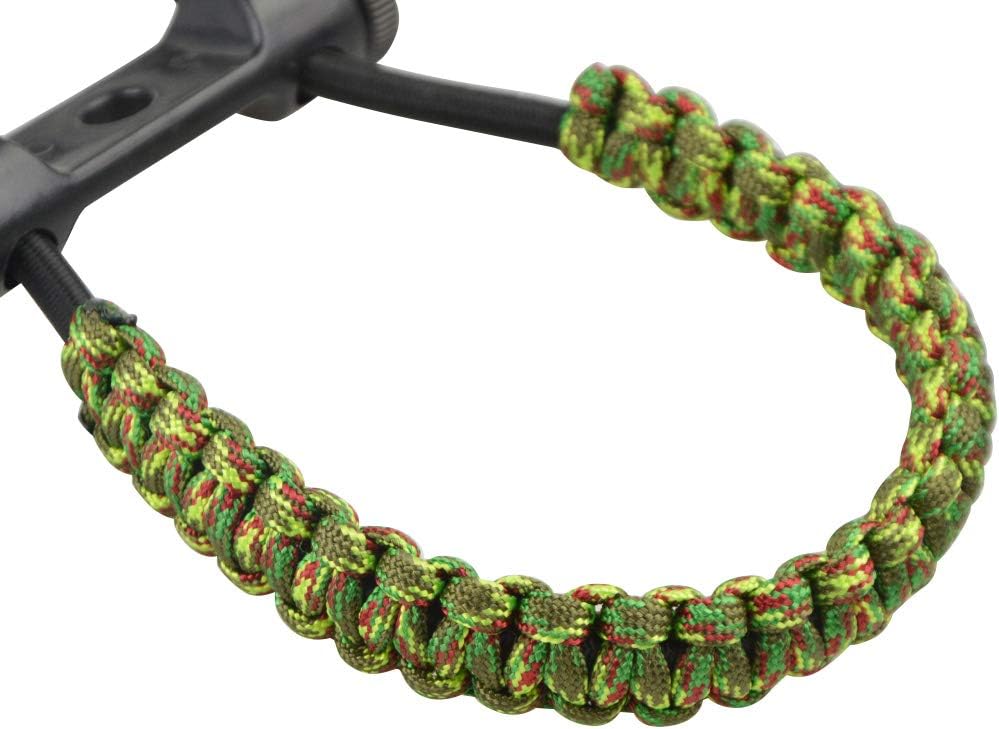 ZSHJGJR Archery Bow Wrist Sling Braided Archery Adjustable Bow Strap Wrist Sling For Compound Bow Hunting Shooting
