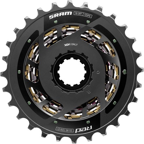 SRAM RED XG-1290 Cassette - 12-Speed, 10-36t, for XDR Driver Body, Rainbow