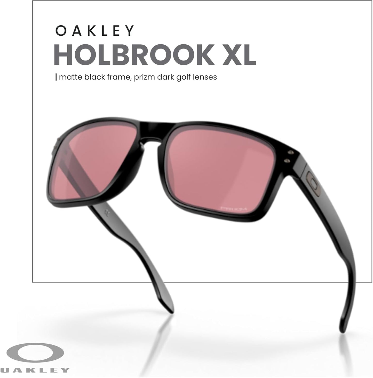 OAKLEY Holbrook OO9102 Square Sunglasses for Men+ Bundle Accessory Leash Kit, Microfiber Pouch