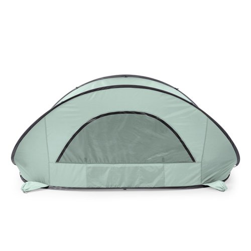 PICNIC TIME Manta Portable Beach Tent, Fully-Assembled Pop Up Tent, Beach Shade and Sun Shelter, Instant Outdoor Shade with Carrying Bag for Outdoors and UPF50+ UV Protection, (Light Green)