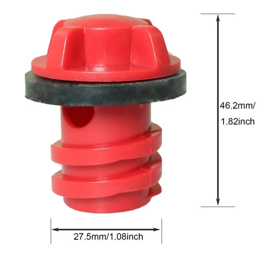 YTgilo Insulated Cooler Drain Plug Leak Proof Accessory for Coolers Replacement Plug for Cooler Drain Plastic Cooler Drain Plug Red
