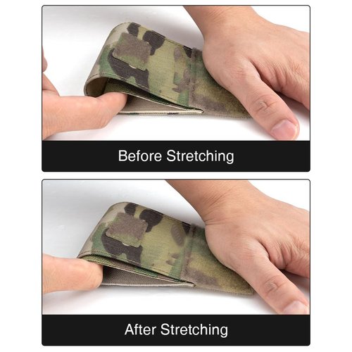 Elastic Tourniquet Holder Tactical Holster with Hook and Loop Universal for Tourniquet Kits (camo)