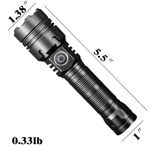 I0DO Rechargeable Blood Tracking Light for Night Hunting 2000 Lumens Blood Trail Tracking Flashlight Gifts for Hunter (Blood Flashlight Rechargeable)