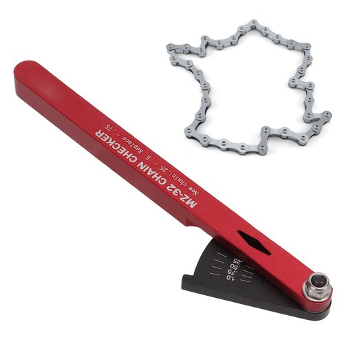 Yosoo Health Gear Chain Wear Indicator for All Chains, Aluminum Chain Checker, Detection of Chain Stretch, Wear, Length and Angle, Maintenance for Road, Mountain and