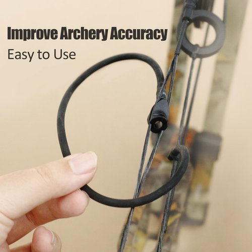 Luoyer 6.5 Ft Archery Bow Peep Sight Tubing Durable Peep Sight Replacement Rubber Tube for Compound Bow Archery Accessories Black