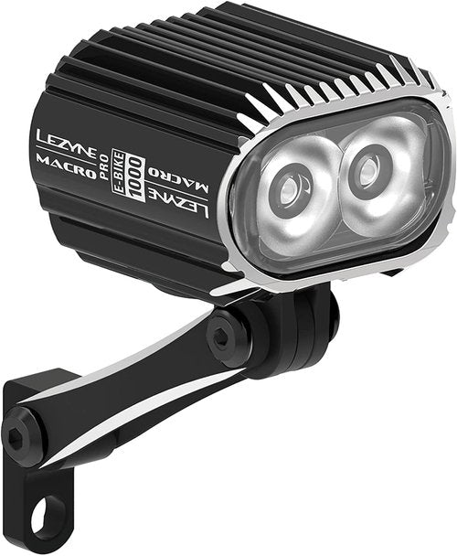 LEZYNE Macro Drive 100, Electric Bike Light, 1000 Lumens, 6-12v Input, Auto Dim, Head Light for eBikes