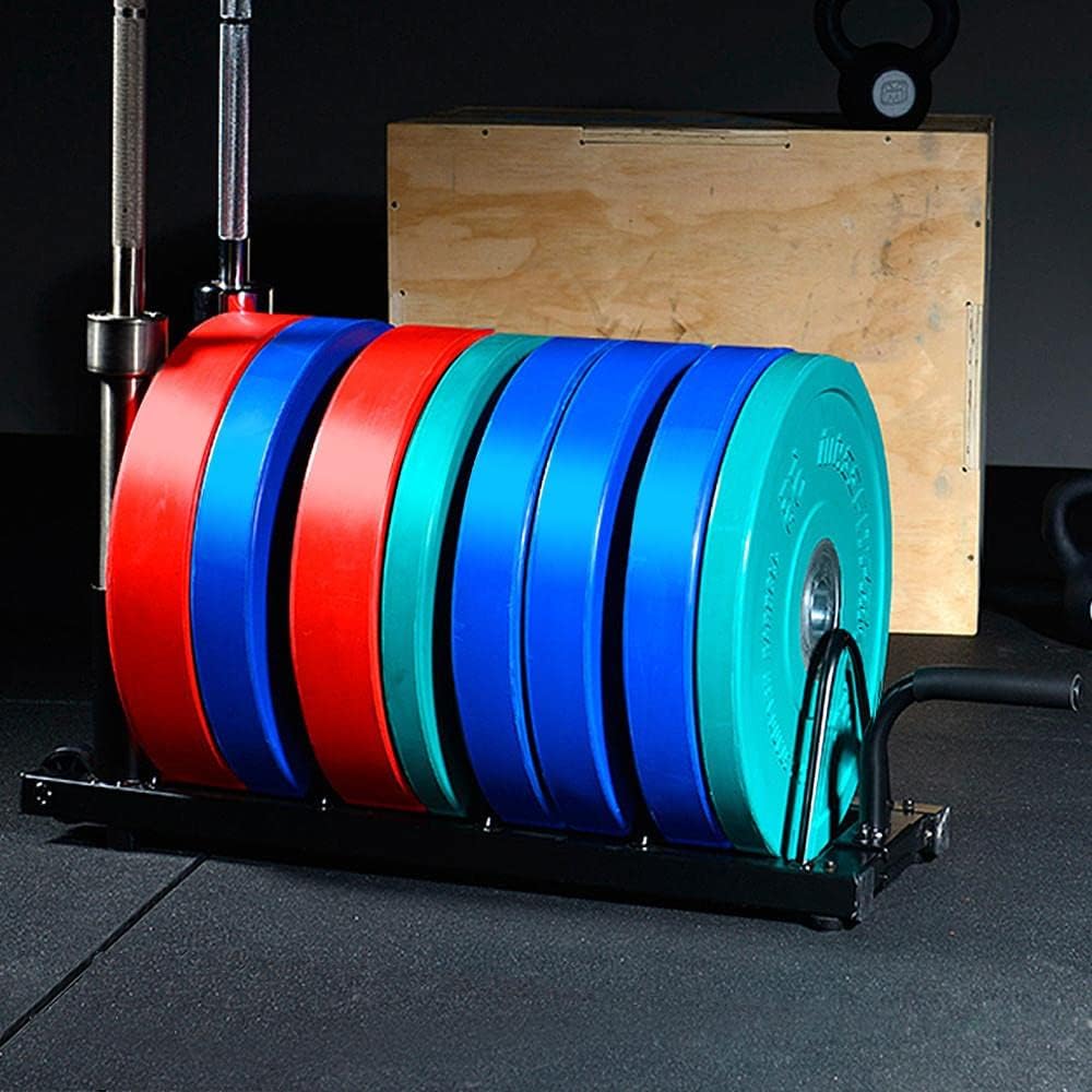 Yaheetech Barbell Bumper Plate Rack