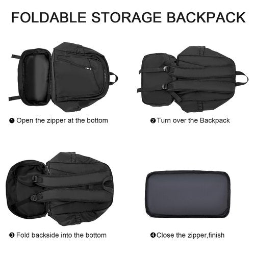 seyfocnia Gym Backpack for Men,Waterproof Backpack With Shoe Compartment Lightweight Travel Backpack Sports Backpack Casual Daypack Backpack-Black
