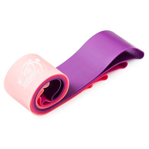 Fit Simplify Resistance Loop Exercise Bands and Jump Rope
