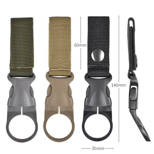 YERGOFE Hanging Bottle Buckle Clip Carabiner - 6 Pcs