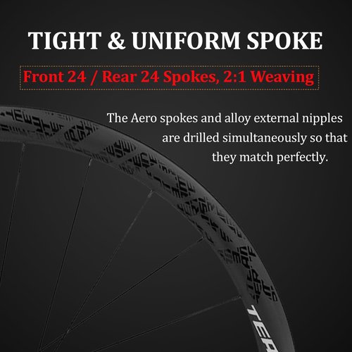 Superteam Carbon Gravel Wheelset 700c Disc Brake 38mm Depth Gravel Classic Bike Wheels with Center Lock Hub, Fit for 8/9/10/11/12 Speed