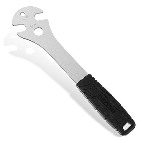 MZYRH Bike Pedal Wrench,Long Handle Bicycle Pedal Removal Tool Spanner for Road and Mountain Bikes (Flat Handle)