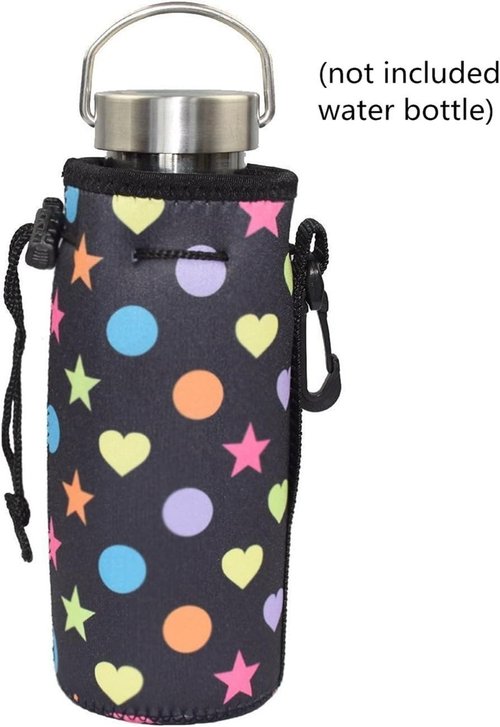 Af-Wan Water Bottle Cooler Carrier for 22 oz Long Neck Water Bottle or Tall Beer Bottles,Protable Neoprene Insulated Water Drink Bottle Cover Sleeve Tote Bag Pouch Holder Strap.(3pcs)