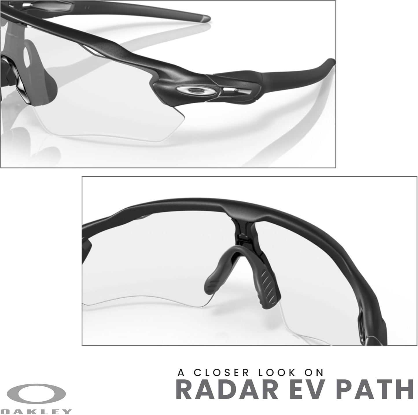 OAKLEY Radar EV Path OO9208 Sunglasses For Men+ Bundle Accessory Leash Kit, Microfiber Pouch