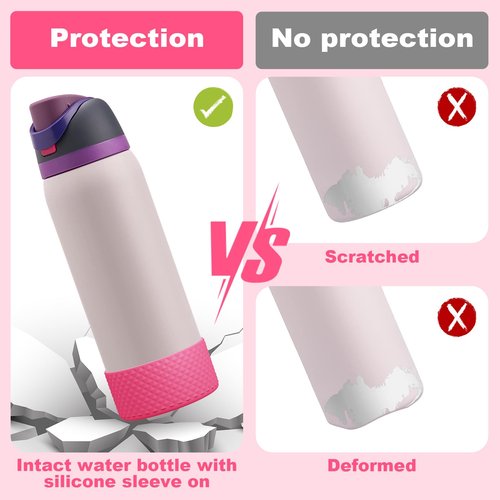 Silicone Boot for Owala Water Bottle 32 oz, Anti-Slip Protective Sleeve for FreeSip/Twist/Flip Stainless Steel Water Bottles Accessories