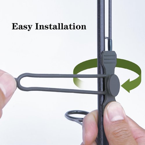 LITTLEMOLE 8PCS Fishing Rod Straps, Fishing Rod Ties, Fishing Rod Belts for Casting Rods, Spinning and Fly Rods