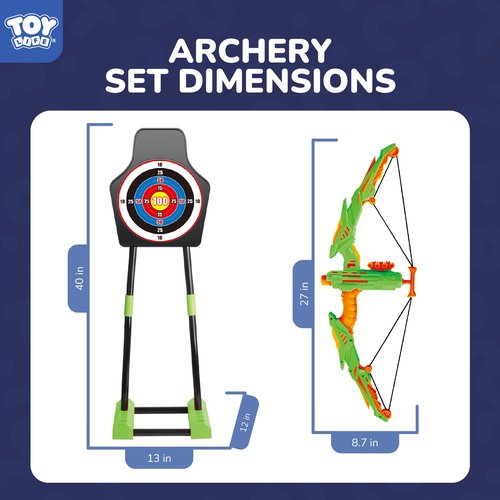 TOY Life Bow Arrow, Bow and Arrow Kids 8-12, Kids Bow and Arrow Set, Kids Archery Set, Toy Bow and Arrow Set, Bow and Arrow for Kids 4-6, Bow and Arrow Set, Bow and Arrow Toy