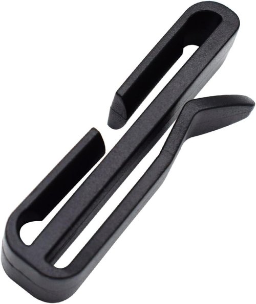 12pcs Webbing Ending Clip Adjust Keeper Buckle Connect Quick Slip Keeper for Molle Webbing Tactical Backpack Belt