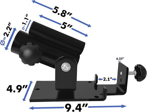 A2ZCARE T-Bar Row Platform, Fits 1-inch Standard and 2-inch Olympic Bar, landmine handle attachment for barbell