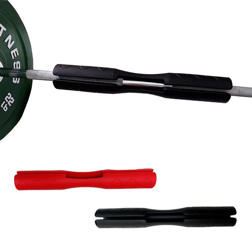 Barbell Squat Pad for Lunges and Squats, Barbell Bar Shoulder Squat Pad, Hip Thrust Pad for Standard Olympic Bars, Neck Protective Pad Great For Weightlifting Sponge Supports (Red)