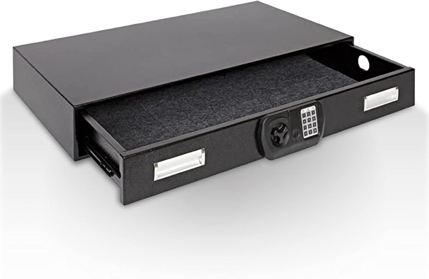 SnapSafe Under Bed Safe, Large – Under Bed Gun Safe for Firearms, Ammunition and Valuables – Fits in Trunk of Small SUVs – Easy Access, Out of Sight, Space Saving – Black, 40 x 6 x 22 Inches