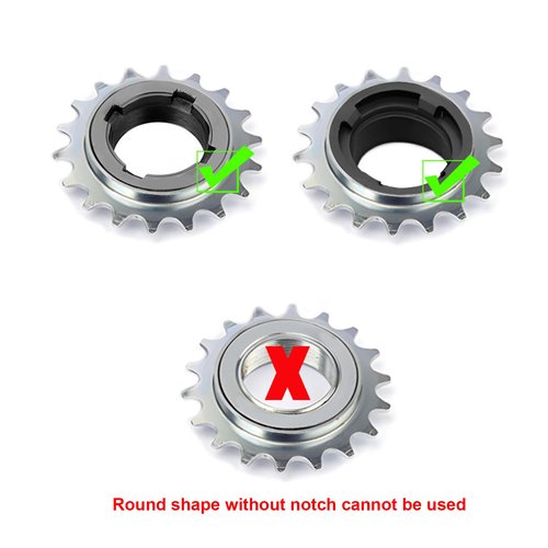 SONZUIA Sprocket Puller Tool BMX 4 Notch, Bicycle Single Speed Freewheel Remover Tool