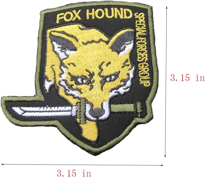 Military Morale Diamond Dogs and Metal Gear Solid Fox Patch (3pcs)