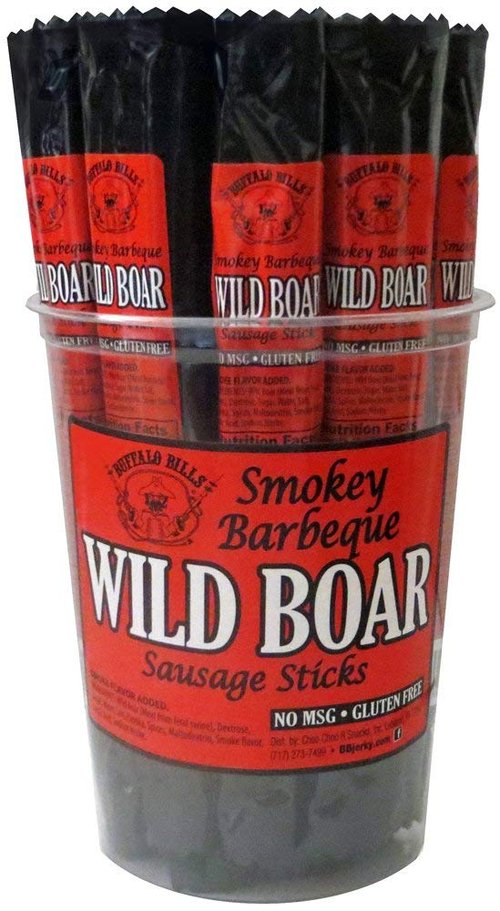 Buffalo Bills Smokey Barbecue Wild Boar Sticks (15 sticks per tub)