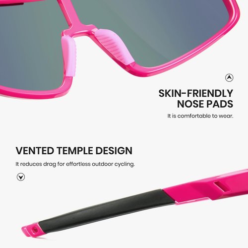 Cyxus Kids Sports Sunglasses Polarized UV400 Protection Youth Baseball Sunglasses for Boys Girls Cycling Softball