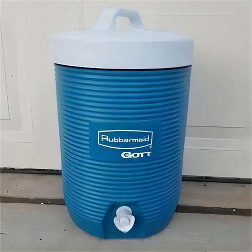 Upgrade Your Water Cooler with The Mountain Spigot Replacement Kit - Fits Rubbermaid and Gott Coolers, Push-Button Style 1PCS (White 1 PCS)