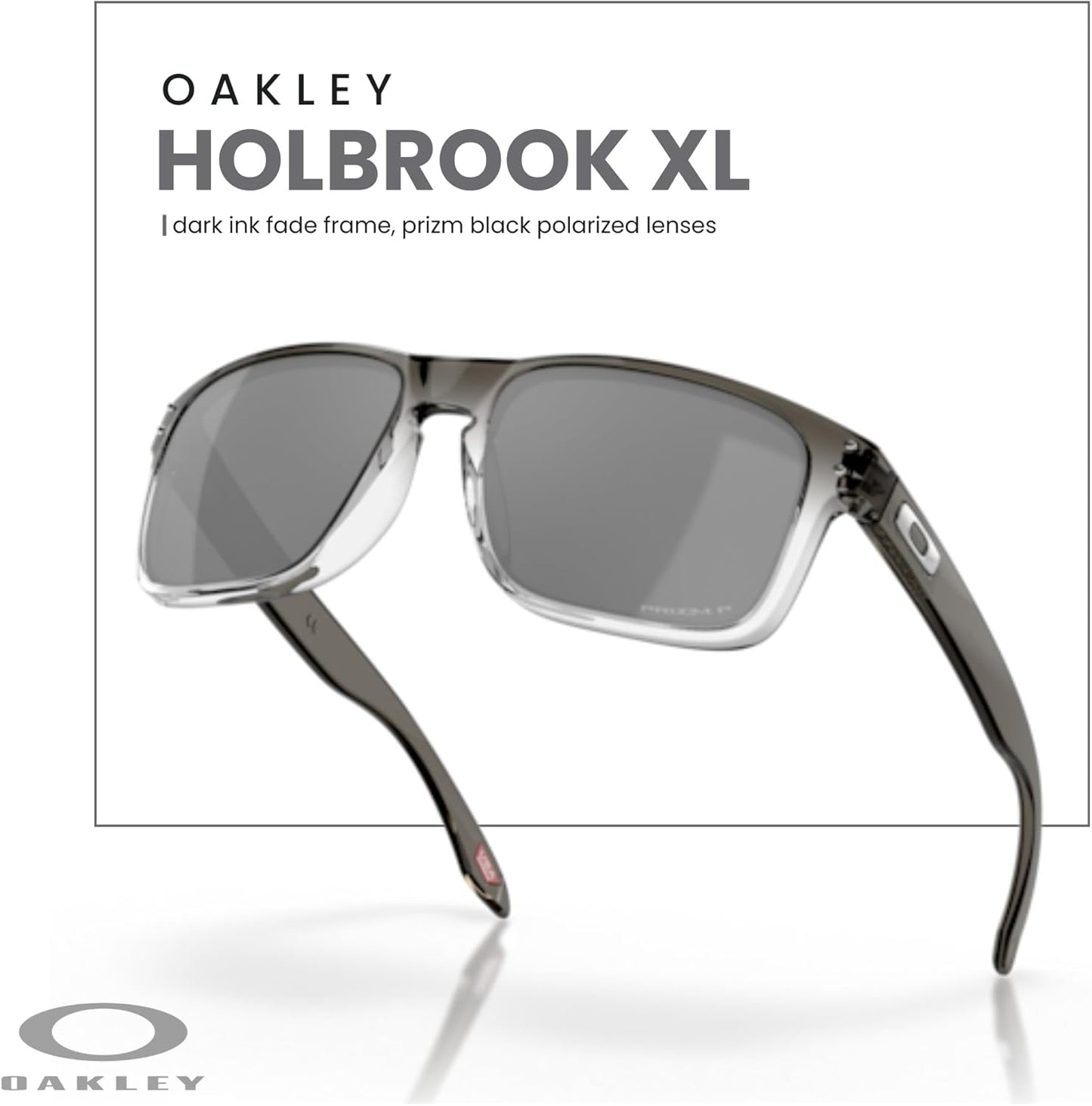 OAKLEY Holbrook OO9102 Square Sunglasses for Men+ Bundle Accessory Leash Kit, Microfiber Pouch