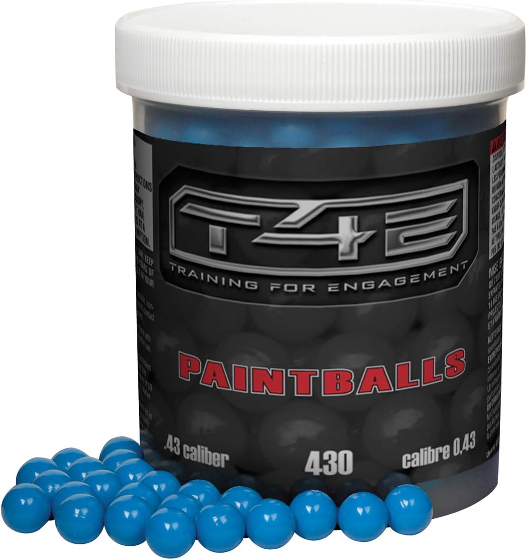 Umarex T4E Premium .43 Caliber Paintballs, Blue, 430 Count