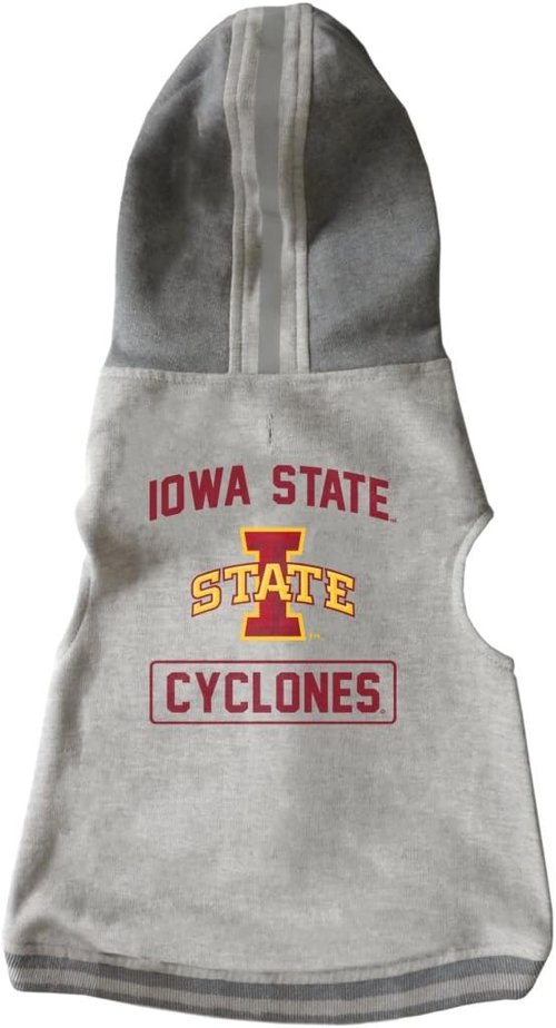 Littlearth NCAA Unisex-Adult NCAA Pet Hooded Crewneck with Team Logo and Name
