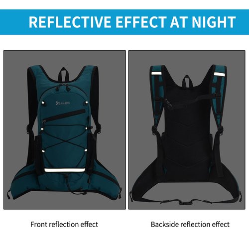 Hydration Backpack 18L with 2L Water Bladder Large Capacity & Lightweight Water Pack Backpack for Hiking,Cycling,Running