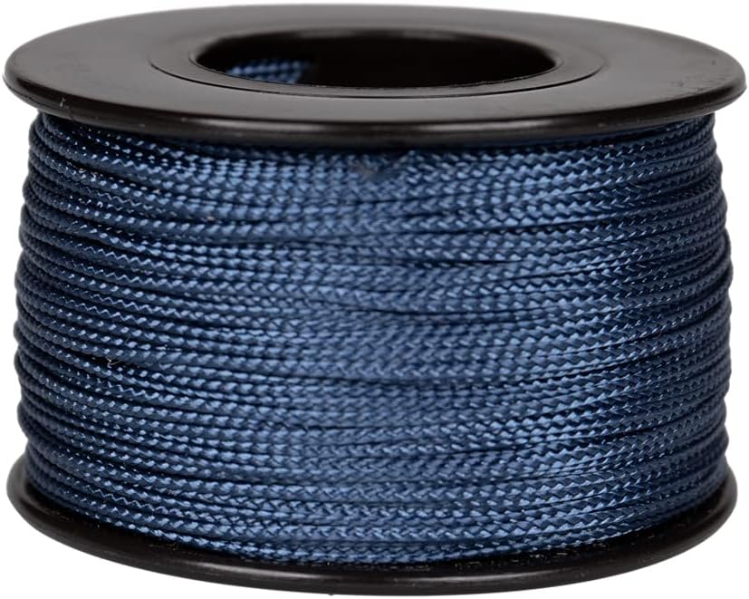 Paracord Planet | Lightweight Nylon Braided Utility Purpose Crafting Nano Cord | 300 FT Spools, 1/32” (0.75mm) Thickness, &