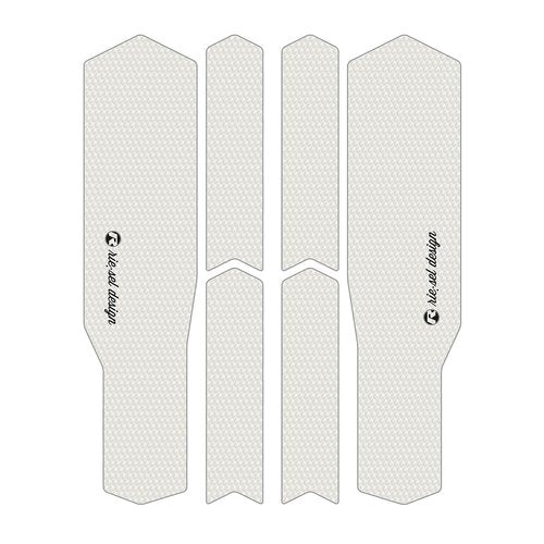 Riesel Design - Bike Rear Triangle Frame Protection Tape, for Chainstays and Seatstays, Protection Against Scratches and Abrasions - Easy Installation, No Tools Required - Chain:Tape 3000 - Clear