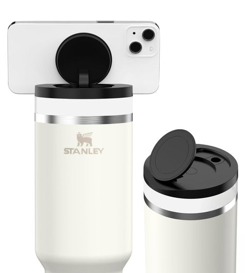 Rosenpatio for Stanley Cup Phone Holder with Magnetic Phone Holder Quencher H2.0 FlowState 40 OZ Tumbler Lids for Stanley Cup Accessory for Gym Office Home Car
