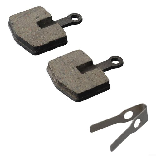 Bike Disc Brake Pads, Resin Semi-Metallic Disc Brake Pads, Cycling Organic Resin Disc Brake Pads for Urban Road, Rural Road Brake Pads Replacement (1)