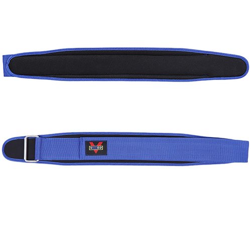 Weight Lifting Belt, Blue 32 Inch to 42.8 Inch of Round Waist Adjustable Waist Belt for Weightlifting, Sports and Exercise (Blue, Medium)
